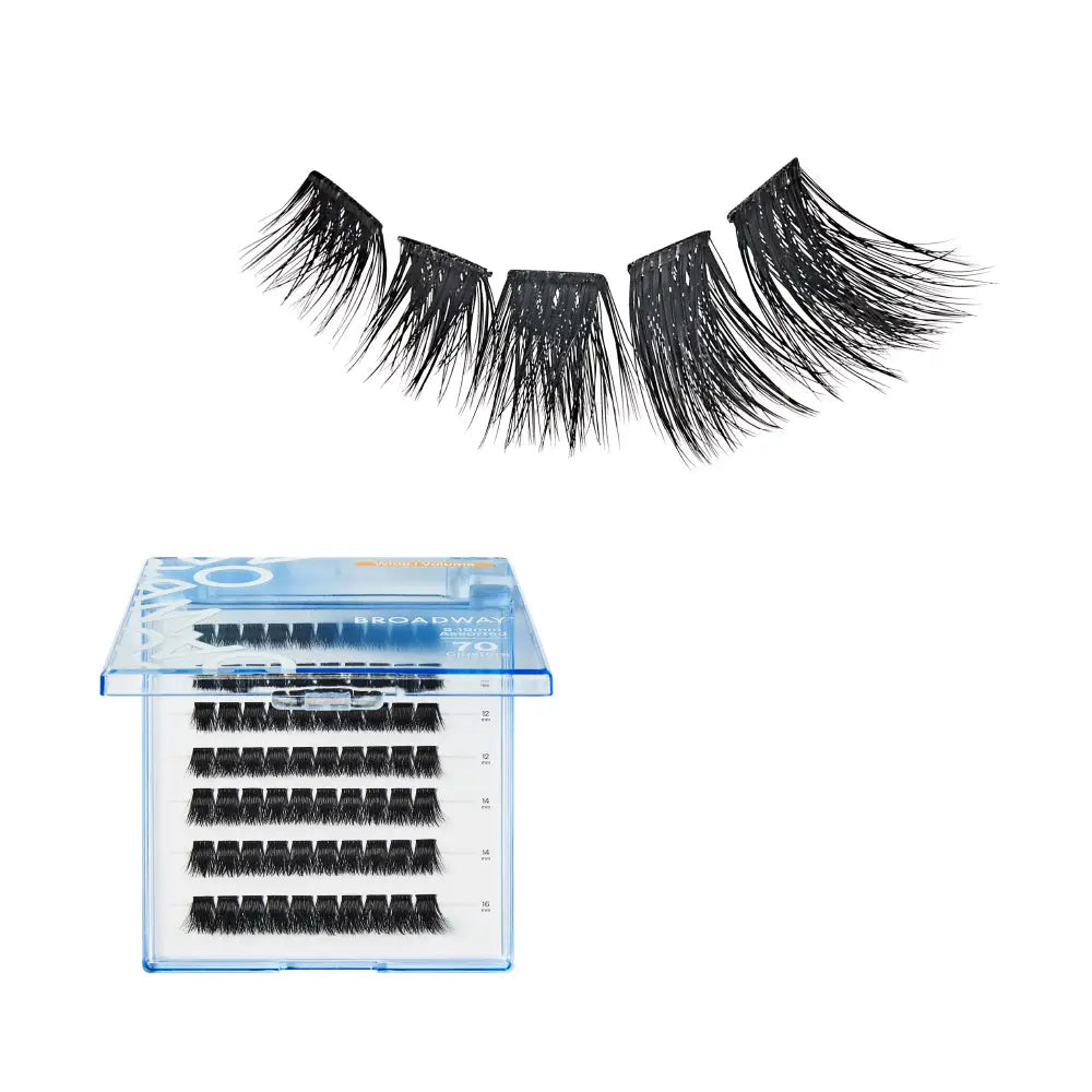 Broadway DIY Cluster Lashes #19 – Wide Band, 70 pcs (DIY19)