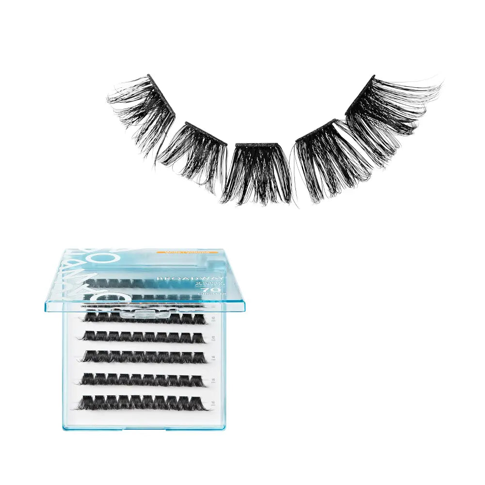 Broadway DIY Cluster Lashes #22 – Wide Band, 70 pcs (DIY22)