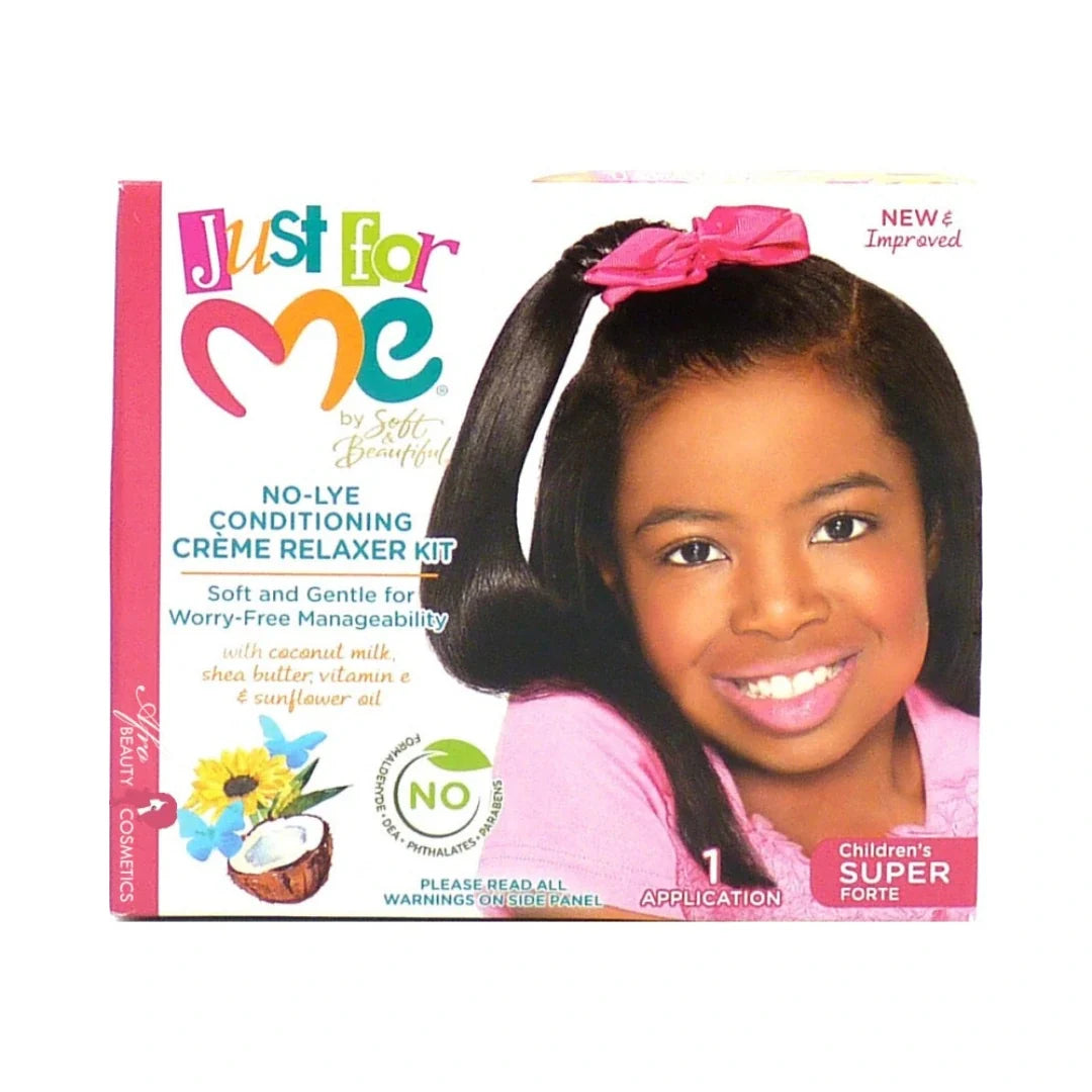 Just For Me No-Lye Conditioning Creme Relaxer Super strength box