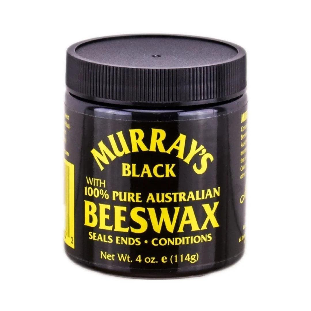 Murray's Black Beeswax Hair Wax – Black Beeswax 4 oz jar