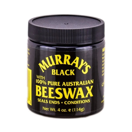 Murray's Black Beeswax Hair Wax – Black Beeswax 4 oz jar