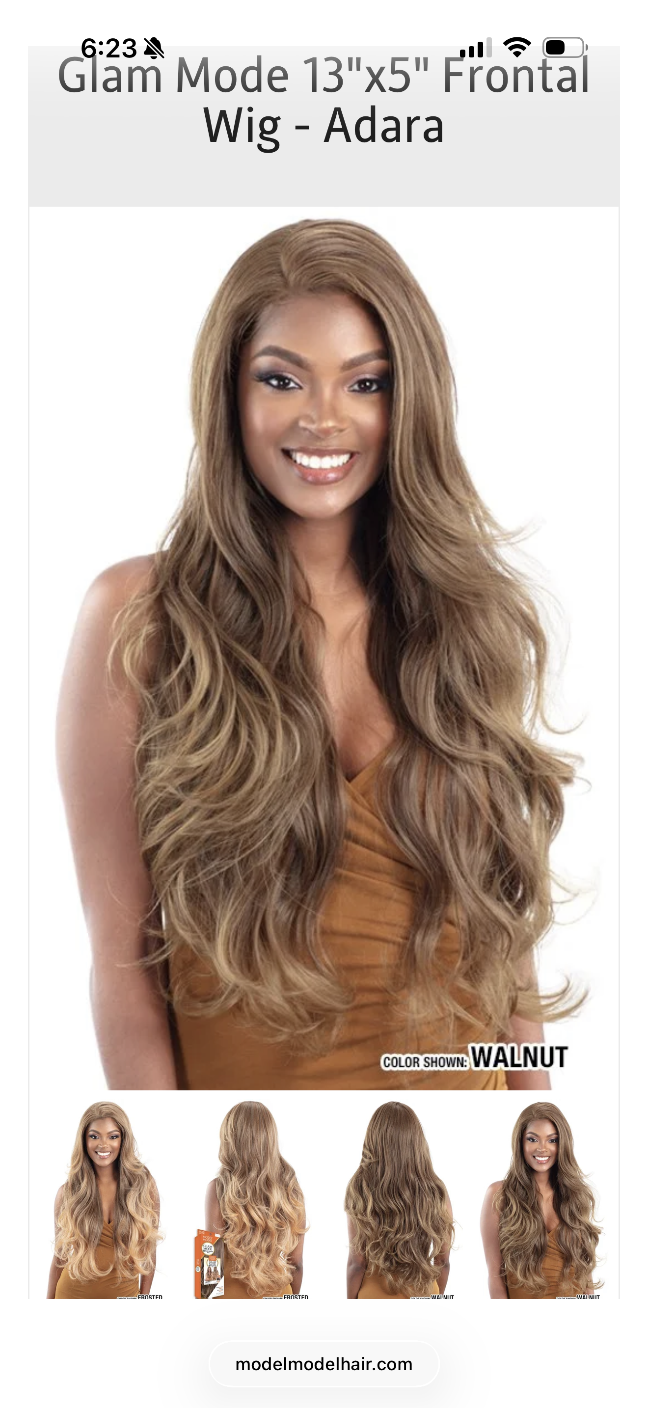 Glueless 13x5 Frontal Wig-Adara