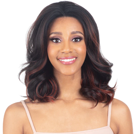 Model Model Miss Divine Glueless Human Hair Blend HD Lace Front Wig - GIA - Ear to Ear Lace