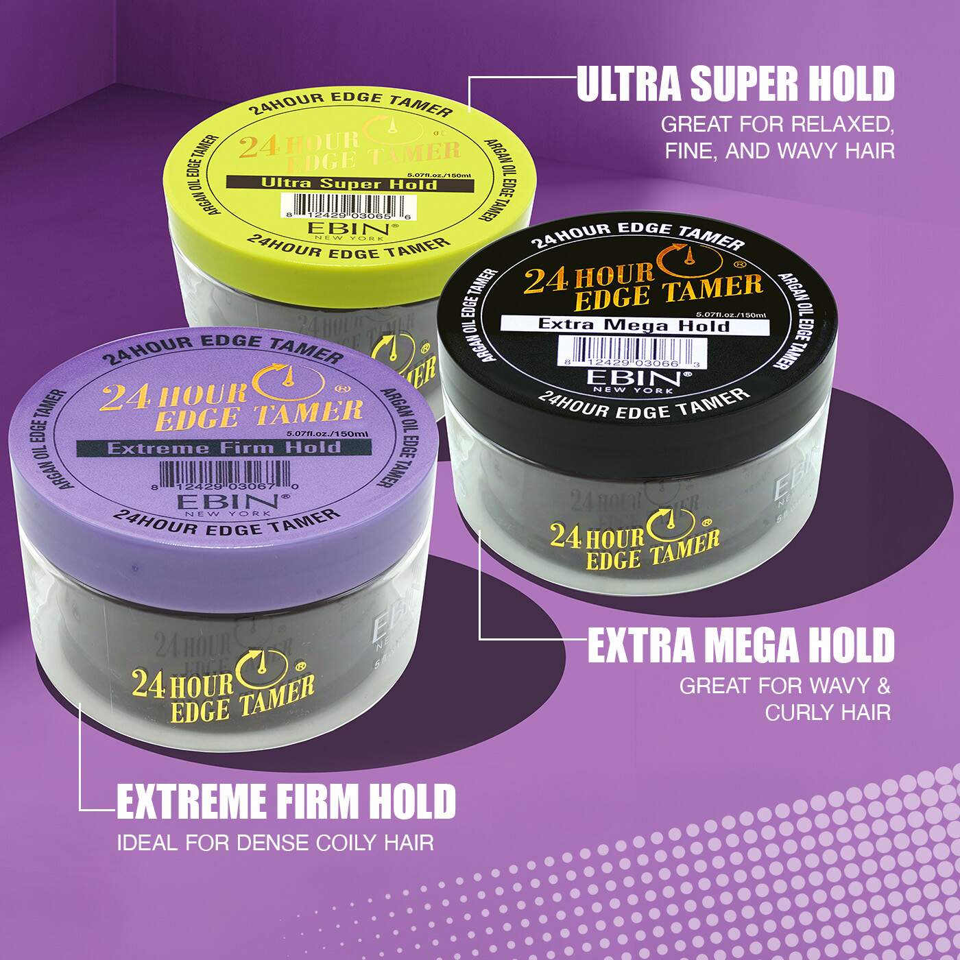 24 Hour Edge Tamer - Extra Mega Hold - EBIN NEW YORK