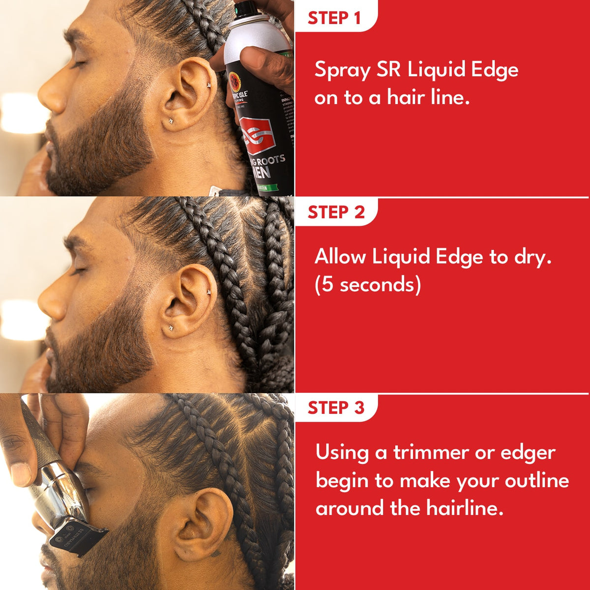 Strong Roots Men Liquid Edge Spray Tropic Isle Living