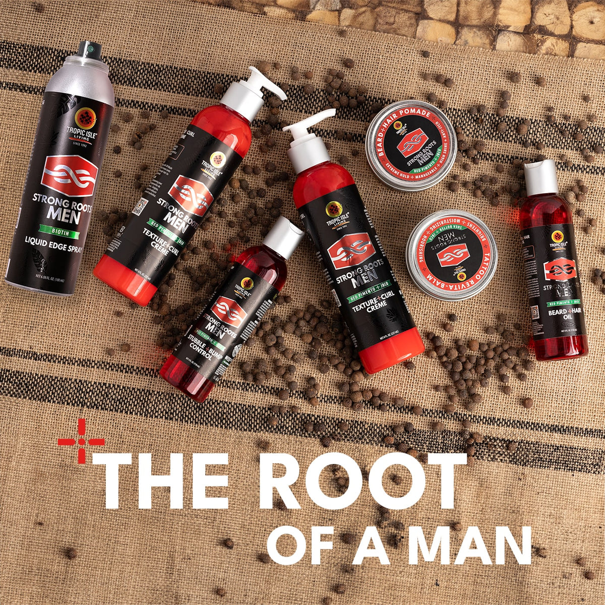 Strong Roots Men Liquid Edge Spray Tropic Isle Living