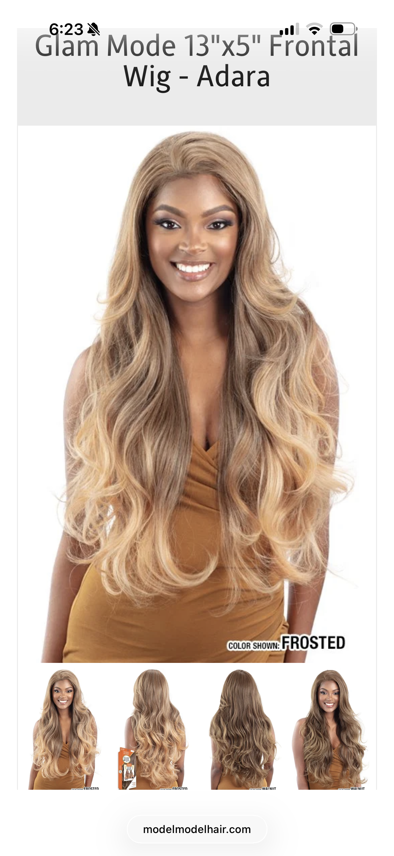 Glueless 13x5 Frontal Wig-Adara