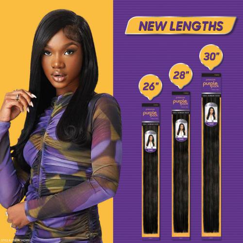 Outre Premium Purple Pack Yaki Human Hair Weave