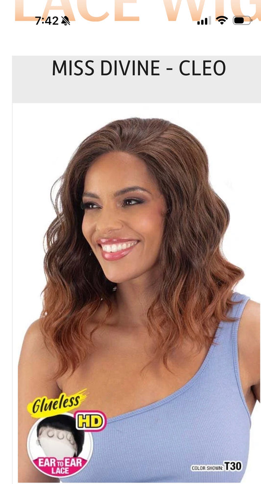 Glueless, Human Hair Blend. HD lace- Cleo