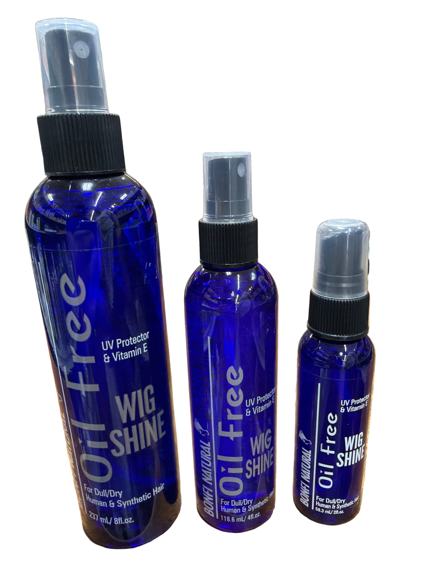 Bonfi Natural Oil-Free Wig Shine Spray (choose size)