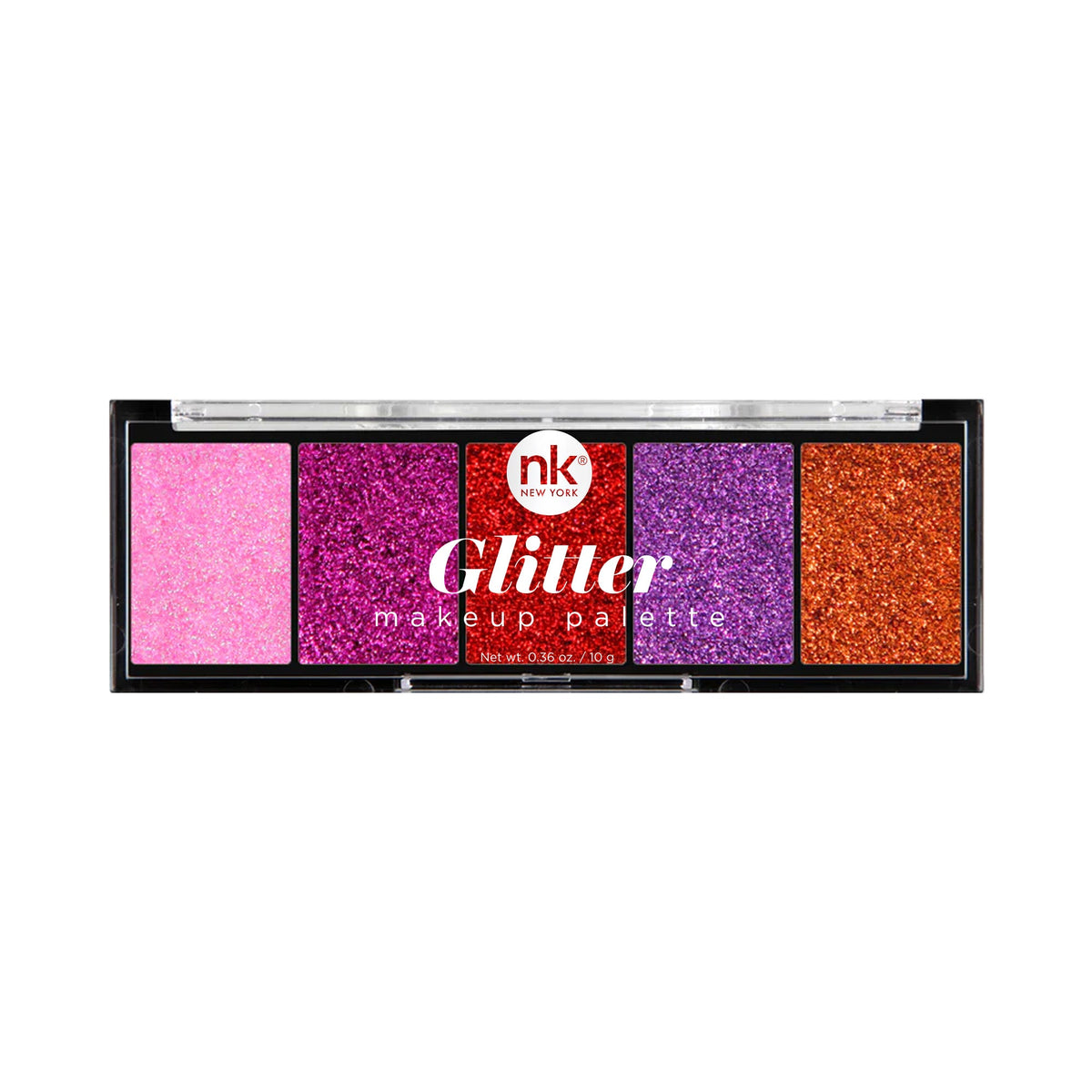 Nicka K Glitter Makeup Palette – Love Sparks, closed palette