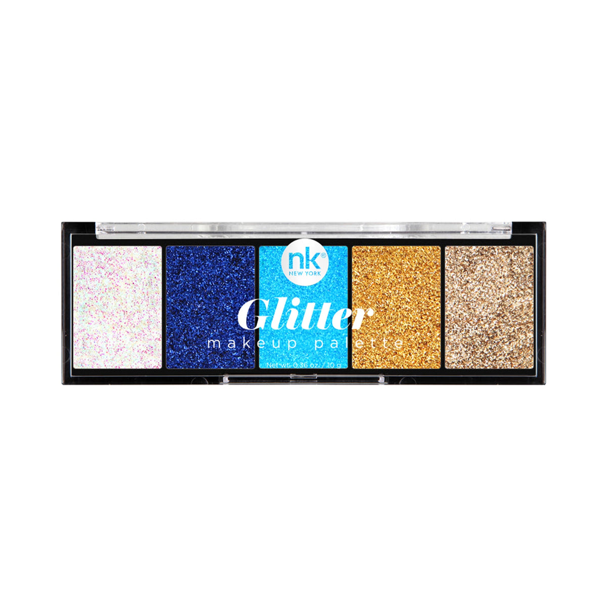 Nicka K Glitter Makeup Palette – Starry Nights, closed palette