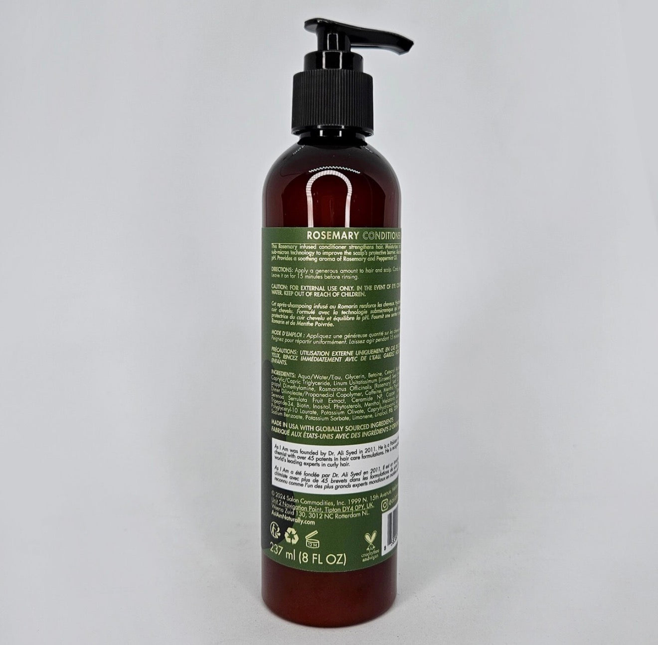 As I Am Rosemary Conditioner Apres-Shampoing, 8 oz