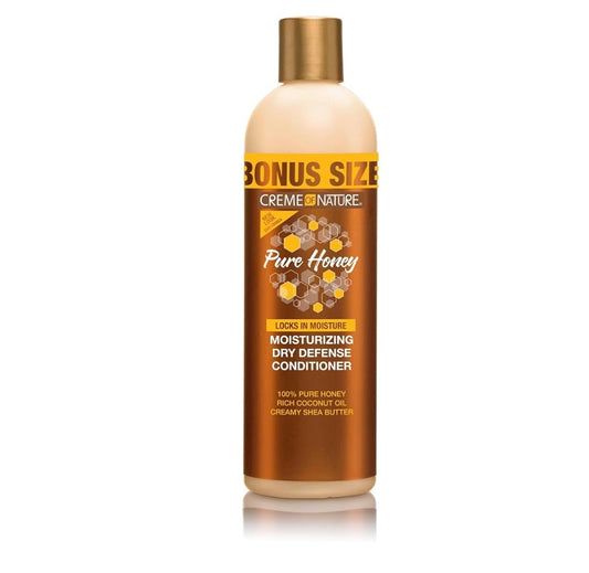Creme of Nature Pure Honey Moisturizing Dry Defense Conditioner Bonus Size 15.2 oz