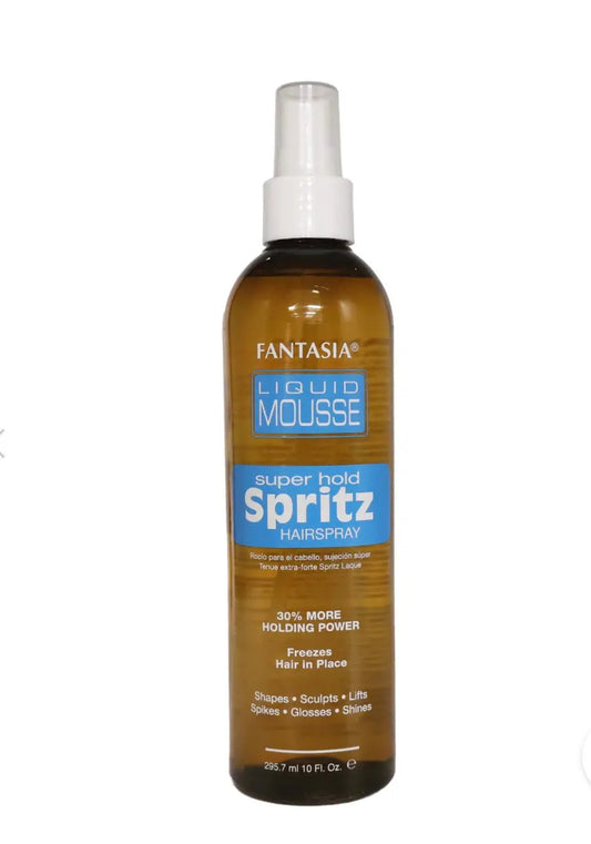 Fantasia Liquid Mousse Super Hold Spritz — 10 oz super hold spritz bottle