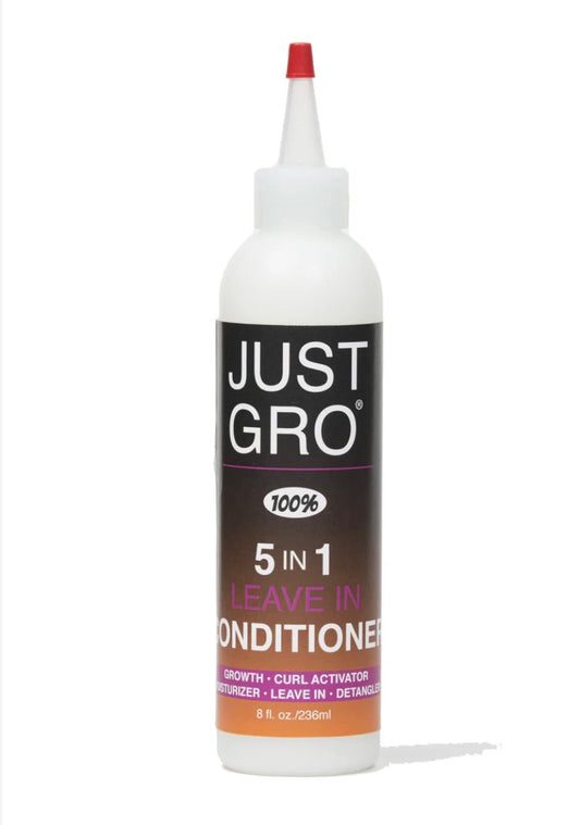 Just Gro 100% 5-in-1 Leave-in Conditioner, 8 oz