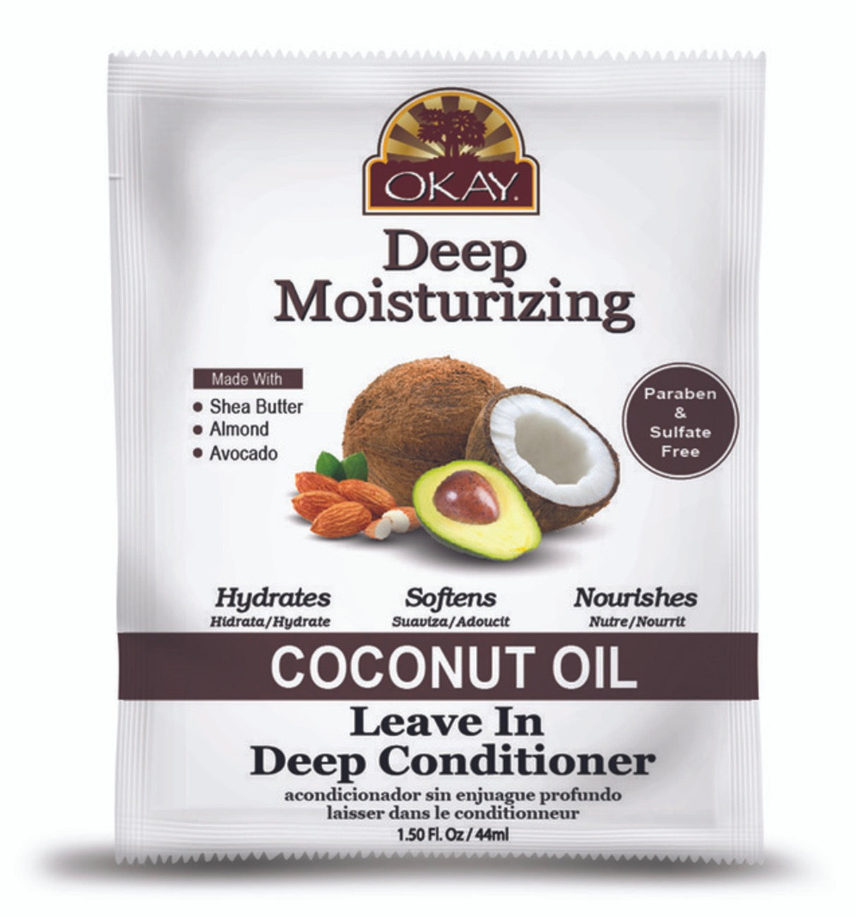 Okay Leave In Deep Conditioner, 1.25 oz (choose type)
