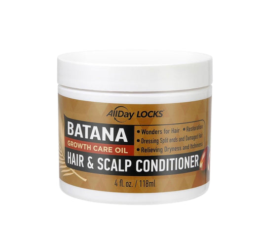 ALLDAY LOCKS BATANA HAIR & SCALP CONDITIONER – 4 OZ | DEEP MOISTURE & GROWTH TREATMENT