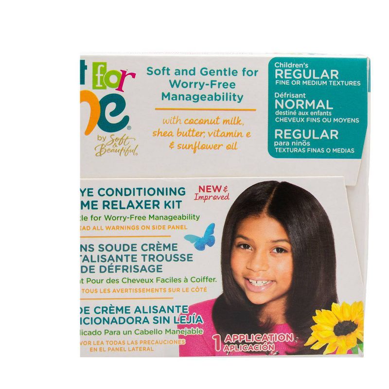 Just For Me No-Lye Conditioning Crème Relaxer Kit: Textured Hair, All Hair Types, Softening, Smoothing, 4 of 9