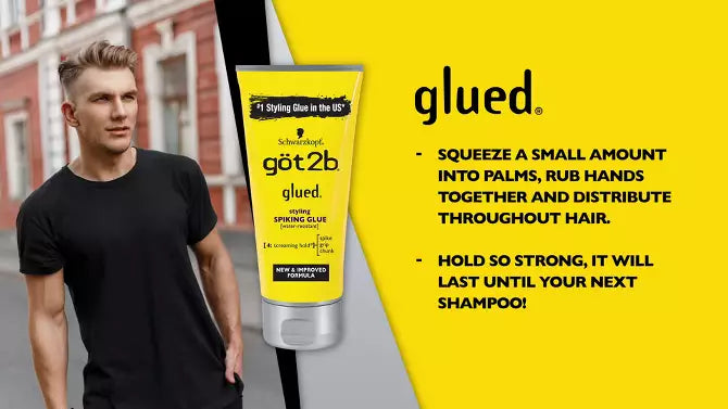 Göt2b Ultra Glued Invincible Styling Gel - 6oz: Aluminum-Free, Dye-Free, Paraben-Free Formula for All Hair Types, 2 of 18
