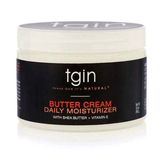 TGIN Butter Cream Daily Moisturizer with Shea Butter + Vitamin E - 12 fl oz: Moisturizing, Sulfate-Free, Curly Hair, 1 of 5