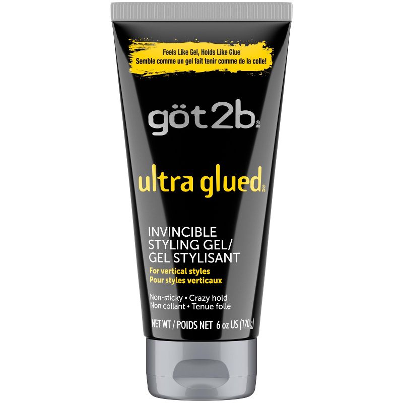 Göt2b Ultra Glued Invincible Styling Gel - 6oz: Aluminum-Free, Dye-Free, Paraben-Free Formula for All Hair Types, 1 of 18