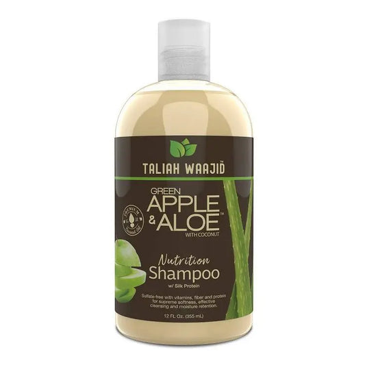 Taliah Waajid Green Apple and Aloe Nutrition Shampoo - 12 fl oz: Textured & All Hair Types, Basic Cleansing Liquid