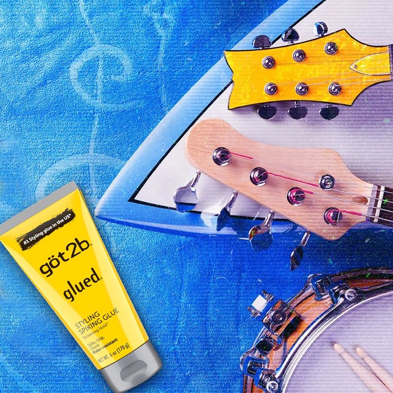 Got2b Glued Styling Spiking Hair Glue - 6oz: Paraben-Free, Aluminum-Free, Dye-Free, For All Hair Types, 4 of 18