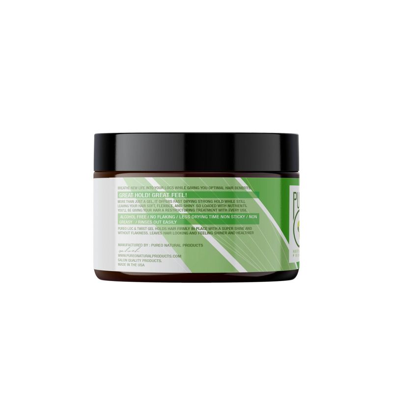 PureO Loc & Twist Hair Gel - 8oz, 3 of 7