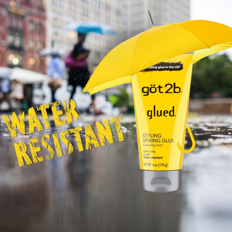 Got2b Glued Styling Spiking Hair Glue - 6oz: Paraben-Free, Aluminum-Free, Dye-Free, For All Hair Types, 5 of 18