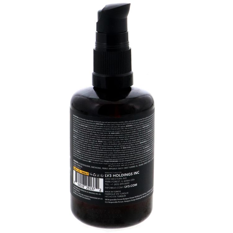 Level 3 Beard Oil, Nourishing and Softening Facial Hair Treatment, 3.38 oz