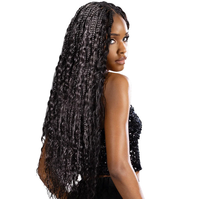 Sensationnel Empire 100% Human Hair Feather Crochet Braids - JERRY CURL 14/18"