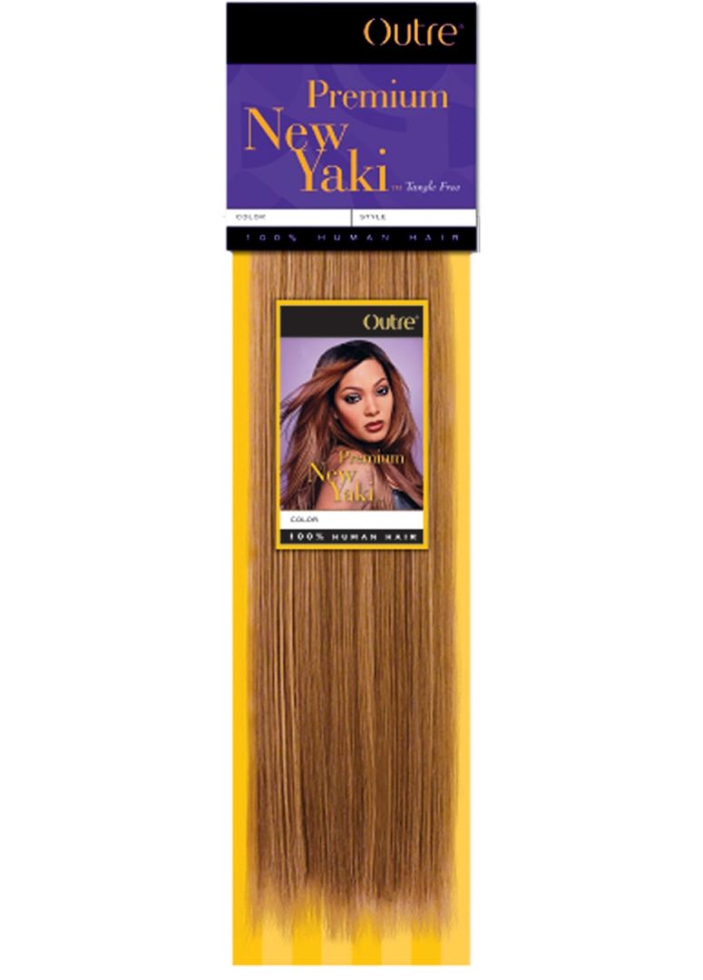 OUTRE PREMIUM NEW YAKI TANGLE FREE 100% HUMAN HAIR (Choose Size & Color)