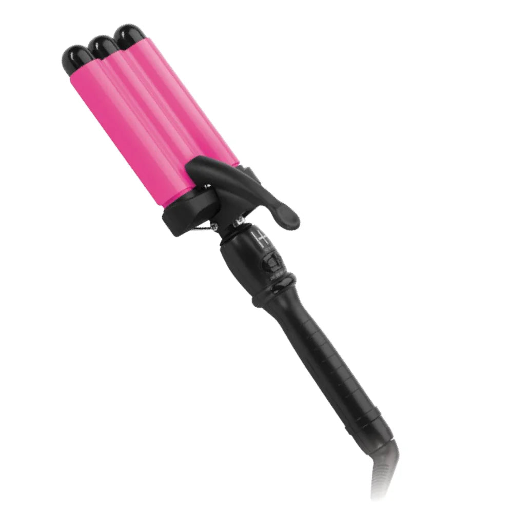 Hot & Hotter 3-Barrel Waver 1 Inch — waver front view