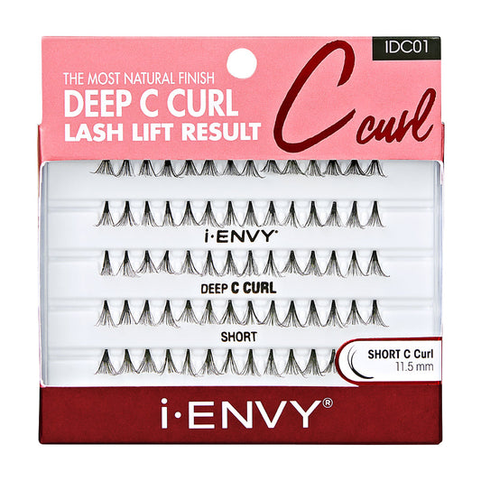IDC01_main "I-ENVY Deep C Curl Lashes in Short, main product view."