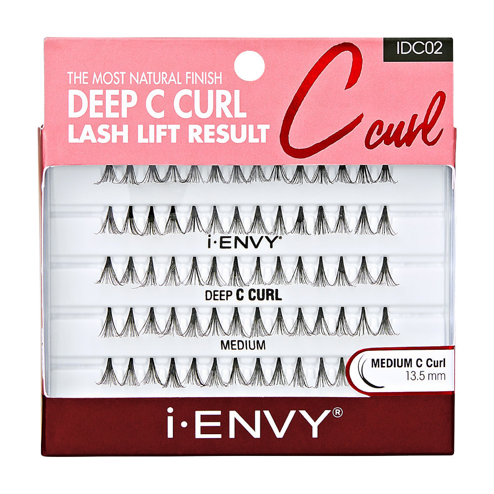 IDC02_main "I-ENVY Deep C Curl Lashes in Medium, main product view."