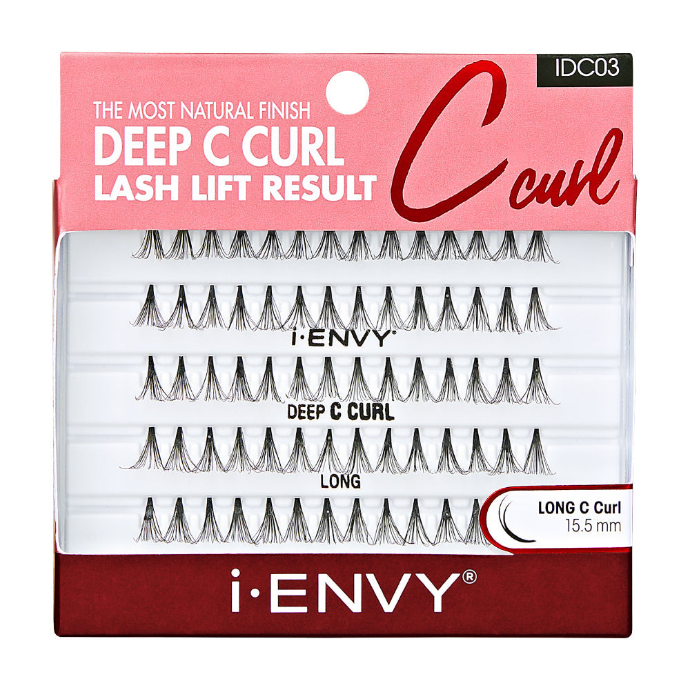 IDC03_main "I-ENVY Deep C Curl Lashes in Long, main product view."