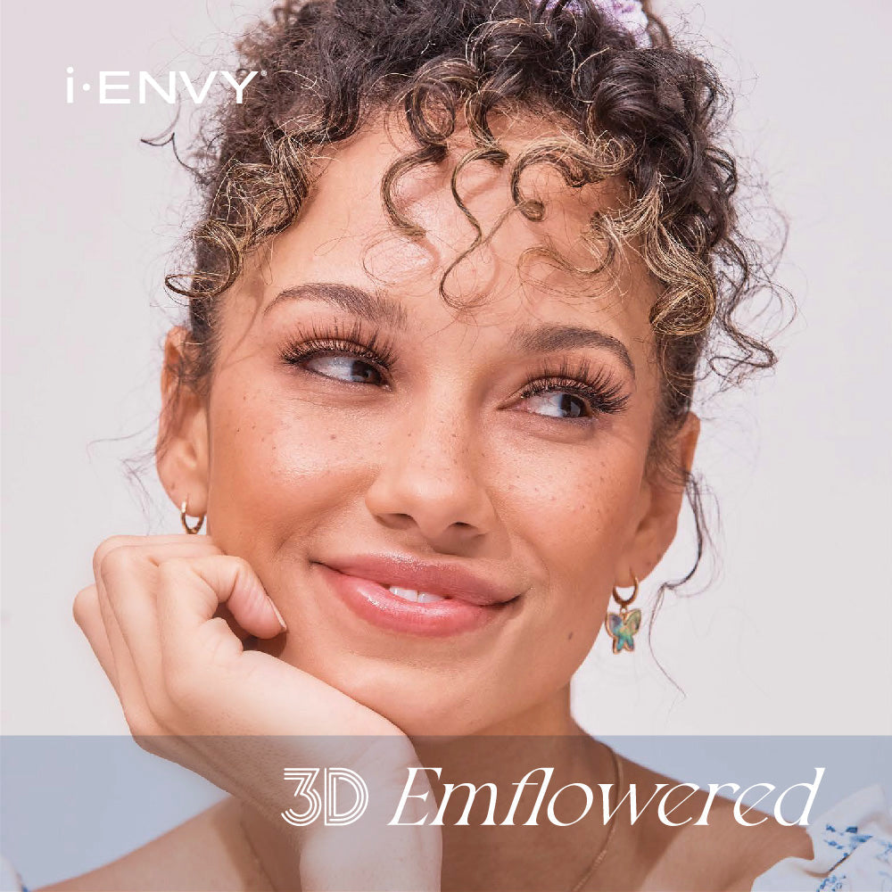 IF02_extra_001 "I-ENVY Emflowered Lashes, additional product view 1."