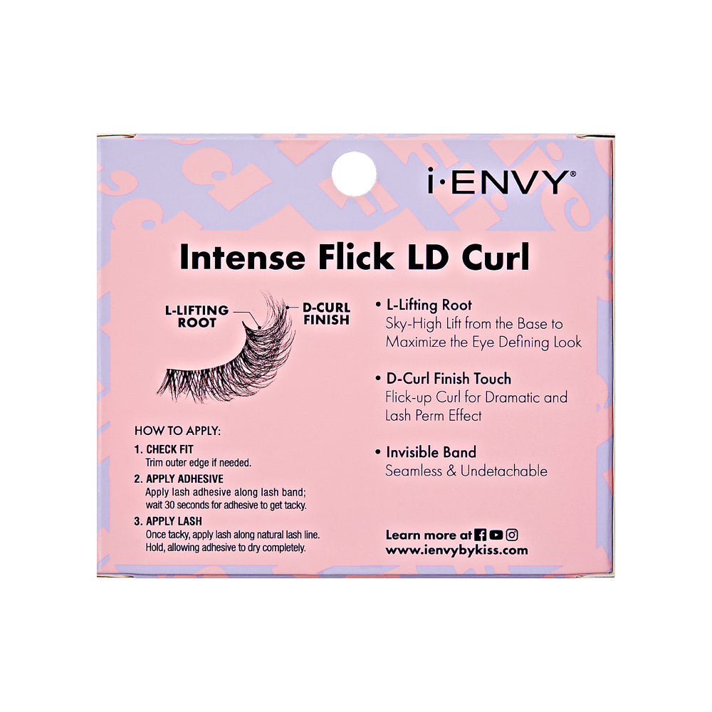 IFK01_extra_005 "I-ENVY 3D Flick'd Strip Lashes - LD Curl, additional product view 5."