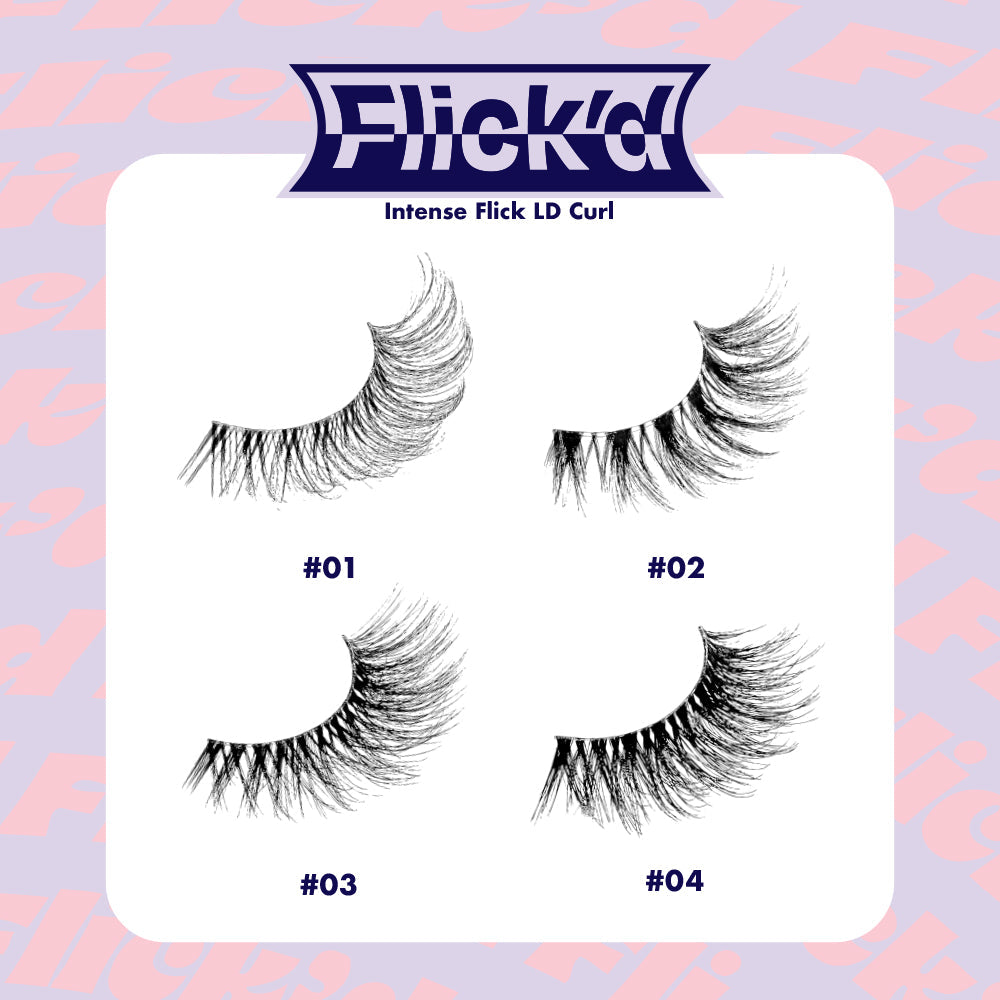 IFK02_extra_004 "I-ENVY 3D Flick'd Strip Lashes - LD Curl, additional product view 4."