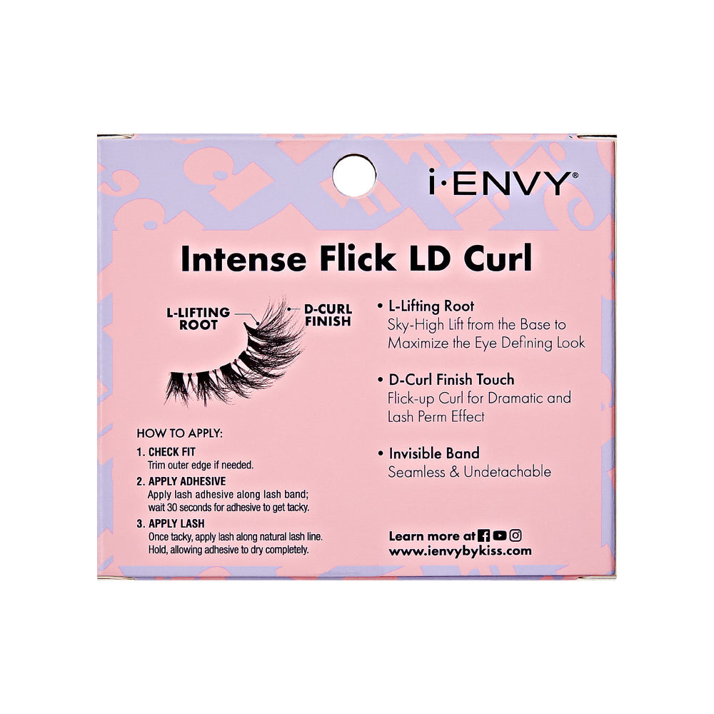 IFK02_extra_005 "I-ENVY 3D Flick'd Strip Lashes - LD Curl, additional product view 5."