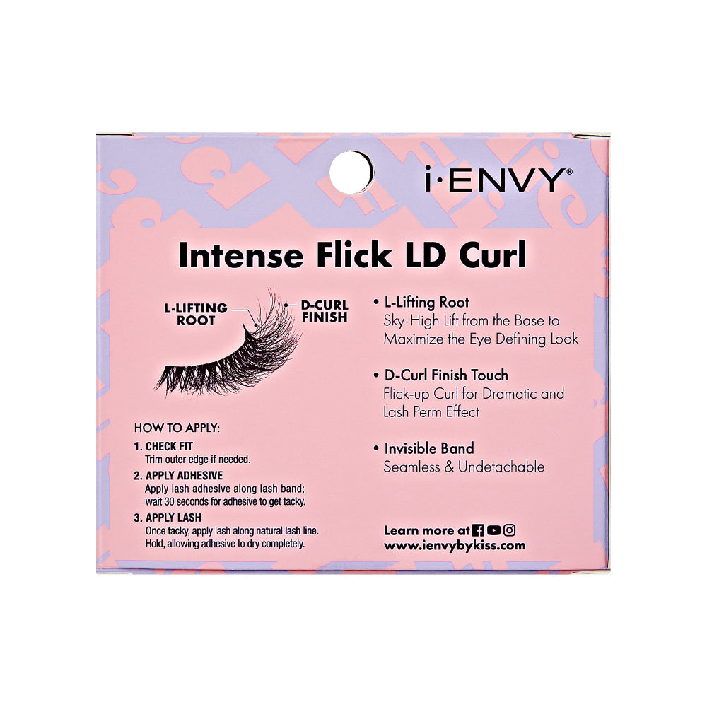 IFK03_extra_005 "I-ENVY 3D Flick'd Strip Lashes - LD Curl, additional product view 5."