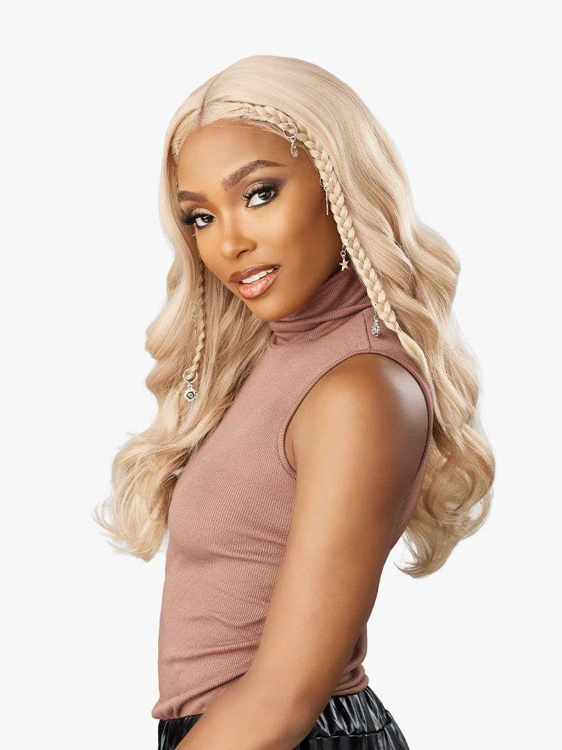 Sensationnel Shear Muse Gold Krush Series Synthetic HD Lace Front Wig - Velisha
