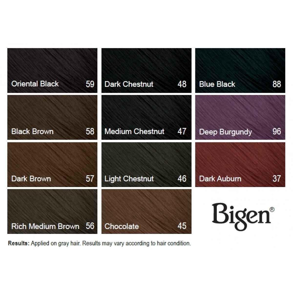 Bigen Permanent Powder Hair Color 0.21 oz [Various Color Options]
