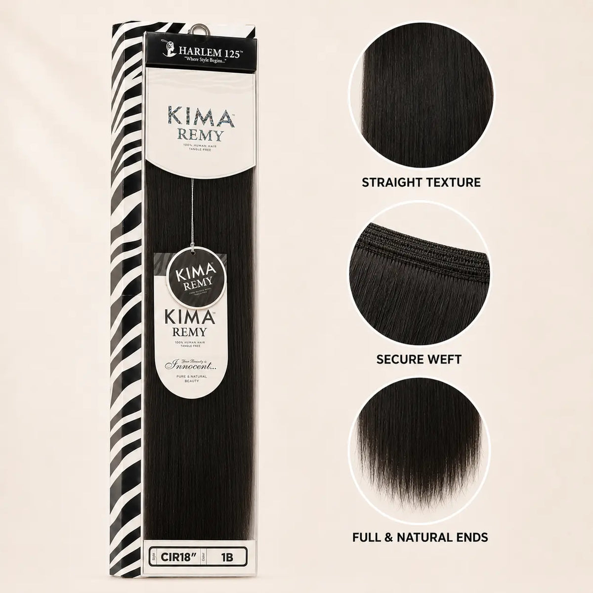 Kima Glamy Remy 100% Human Hair Ultimate Beauty Supply