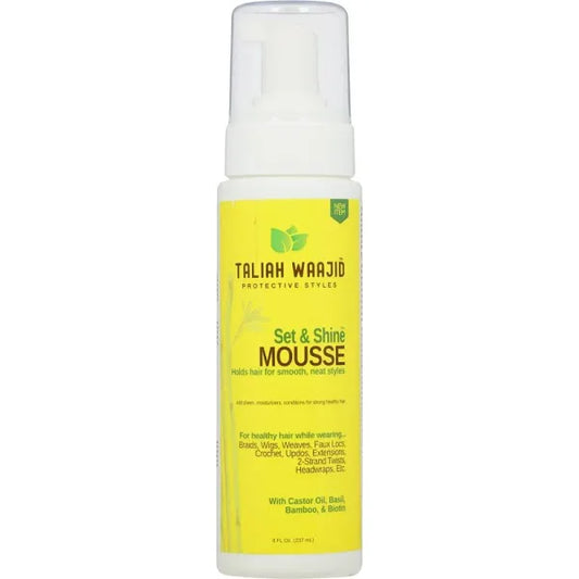 Taliah Waajid Protective Set & Shine Style Mousse 8oz