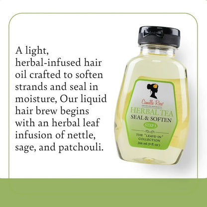 Camille Rose Herbal Tea Seal and Softening Leave-In Conditioner, 9 Oz