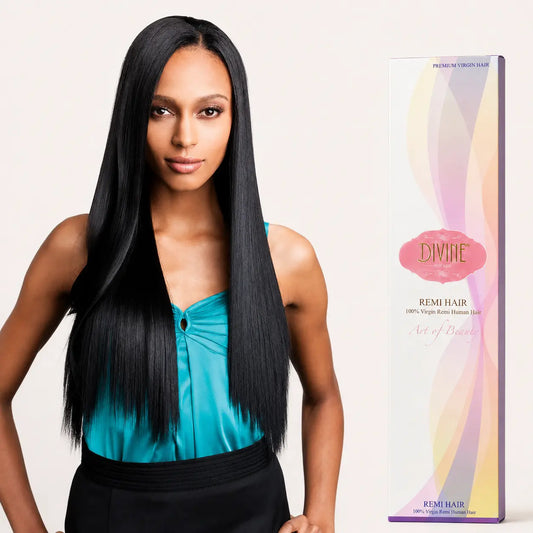 Divine Yaky Straight Human Hair Weave Ultimate Beauty Supply