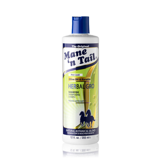 Mane 'N Tail Herbal Gro Olive Oil Infused Strengthens & Nourishes Shampoo 12 Oz