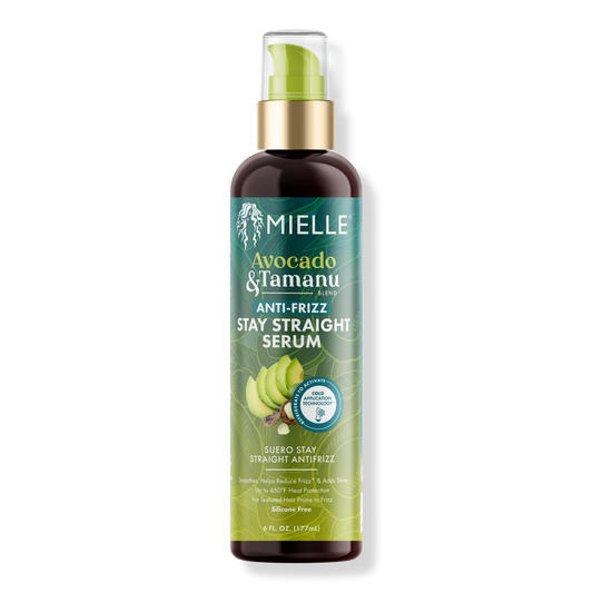 Mielle Avocado & Tamanu Anti-Frizz Stay Straight Serum - 6 Oz